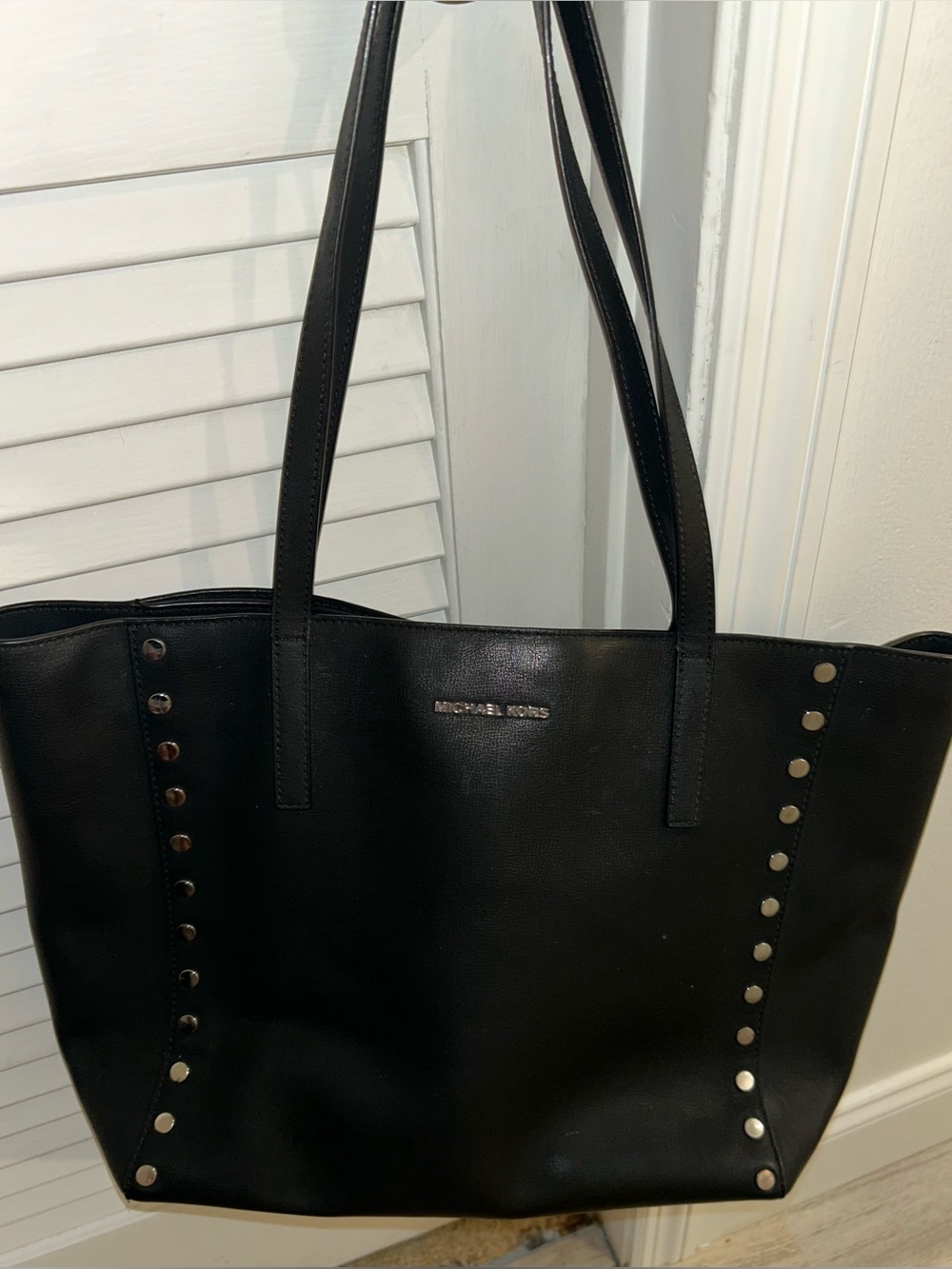 Michael Kors, Rivington, stud, large Leather tote
